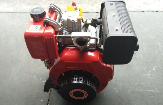 One Cylinder 5HP Lightweight Diesel Engine Air Cooled With 3.5L Fuel Tank