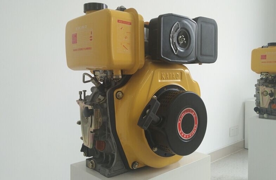 Custom 3000rpm Manual Starter 7.6Hp Tiller Engine , Forced Air Cooled Engine