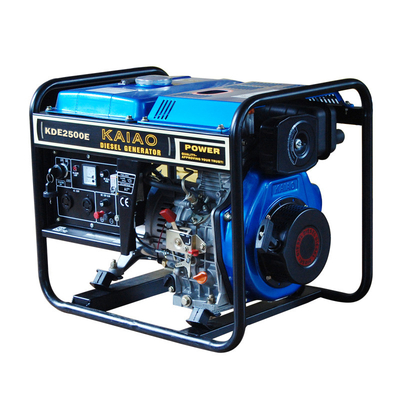 2000 Watt Open Frame Lightweight Diesel Generator Electric Starter Model NO.KDE2500E