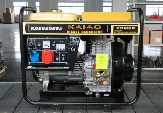 5.5kva Open Frame Diesel Generators , 3 Phase Portable Diesel Generator