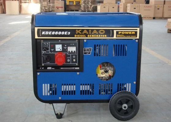 4 Stroke 7.5kva Open Frame Diesel Generators Vertical Direct Injection KDE8600X3