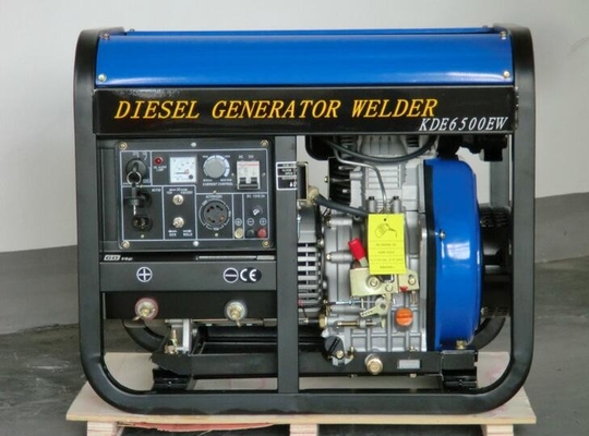 2.2kva 3600rmp Diesel Generator Welder , Motor Generator Welding Machine KDE6500EW
