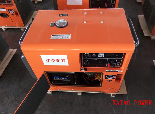 Enclosed Shop Small Ultra Silent Generator Fuel Efficient AVR Excitation System