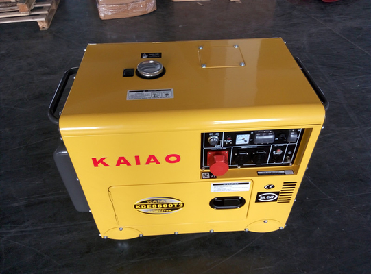 Custom 7KVA 3 Phase Small Diesel Generators , Small Quiet Diesel Generator