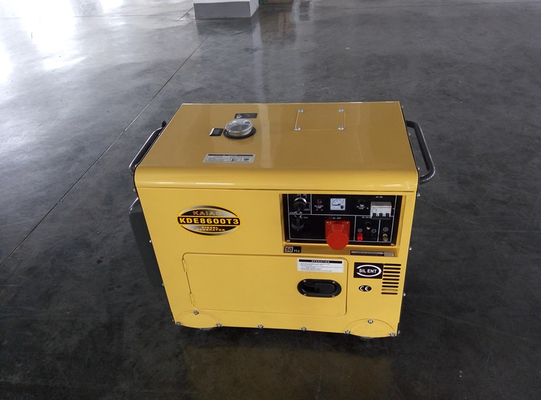 Key Start Soundproof Small Diesel Generators Air Cooled Three Phase KDE8600T3