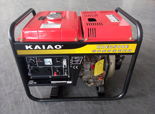 Small 2000 Watt Diesel Generator Portable Fuel Efficiency 3000 rpm 50HZ 60HZ