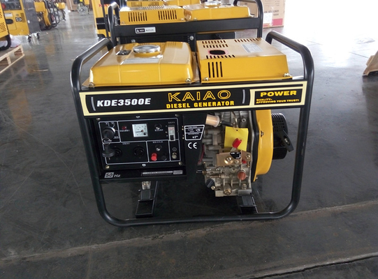 3KW AC Single Phase Open Frame Diesel Generators Hand Start System For Industrial