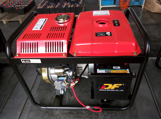 2KW Red Portable Silent Power Generators With Electric Start And Hand Start System