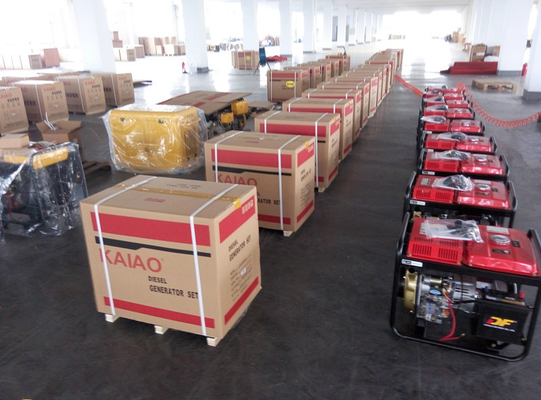 Compact Diesel Generator , 5KW AC Electric Start Generator With Professional Air - Cooled