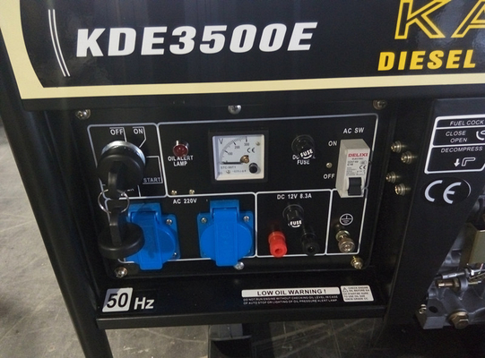 Low Fuel Small Diesel Generators 50 / 60HZ Less Engineering And Programming