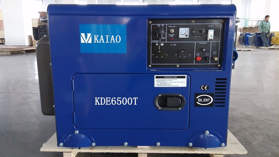 5W Air Cooled Silent Diesel Generator Unit AC Single Phase , 158Kg Weight