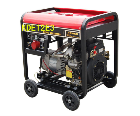 12KVA AC Three Phase Open Frame Diesel Generators With Electric Start System