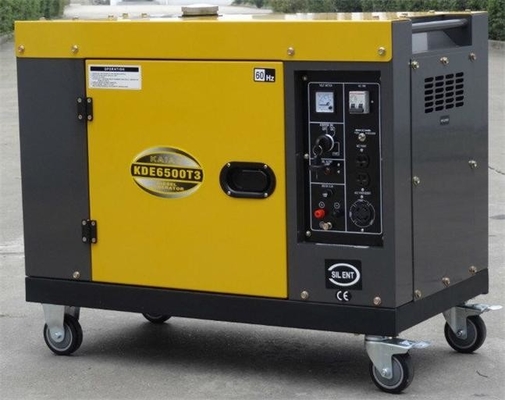 7kva Single Cylinder 3 Phase 60hz Silent Diesel Generator