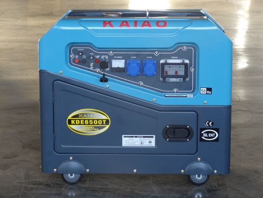 Key Start Super Silent Type Diesel Generator With AVR For Hospital / School