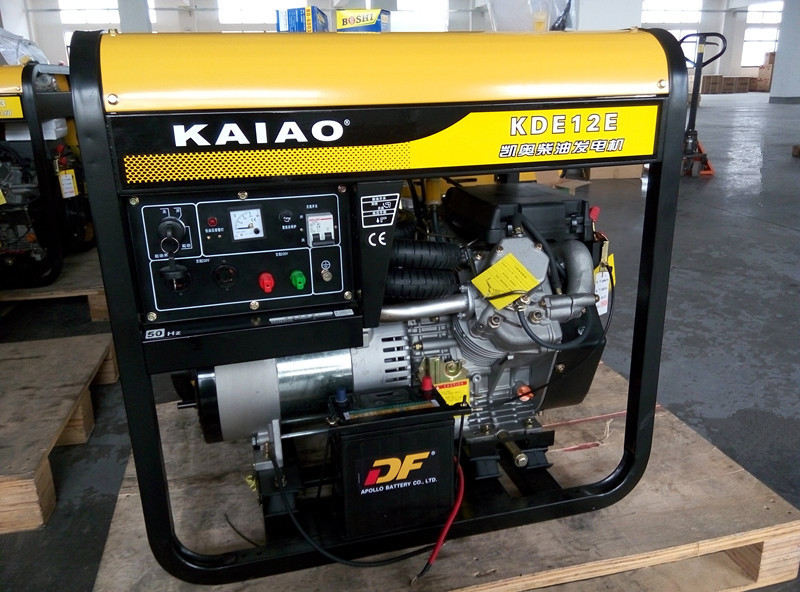 Fully Power Output Open Frame Diesel Generators 10KW With Low Noise / Smooth Operation