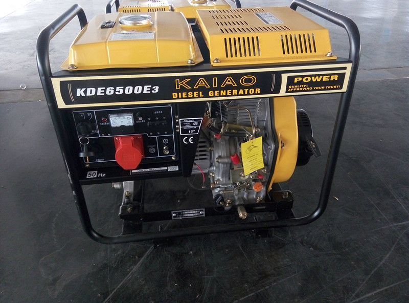 5KVA Open Frame Small Diesel Generators 100% Copper Wire For Home Use