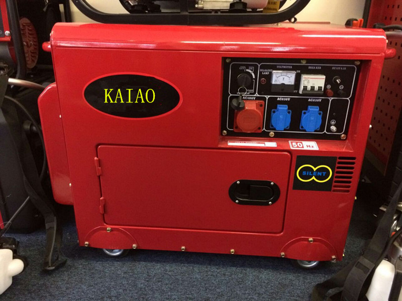 Industrial 8KVA AC Three Phase Small Diesel Generators With Heat Exchange Cooling System