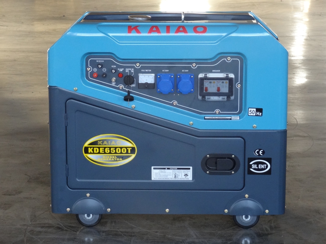 Key Start Super Silent Type Diesel Generator With AVR For Hospital / School